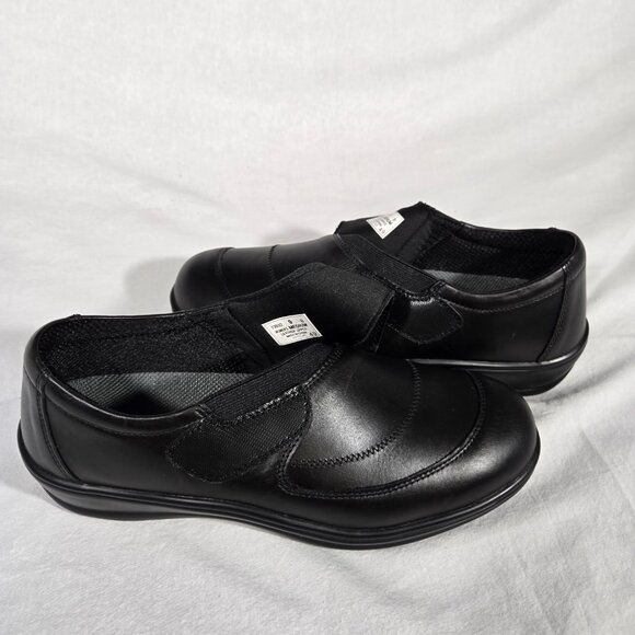 NEW OrthOFeet EMILY 73032 BLACK Leather All-Day-Comfort Shoes Women's 9 B MEDIUM - Picture 13 of 17
